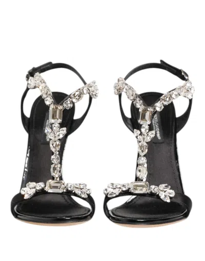 Dolce & Gabbana Keira Heel Sandal In Black