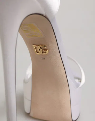 Dolce & Gabbana Keira Heel In White