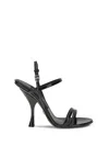 Dolce & Gabbana 105mm Ankle-strap Leather Sandals In Black