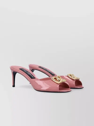 DOLCE & GABBANA KEIRA MULE GOLD-TONE HARDWARE