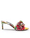 Dolce & Gabbana Multicolor Sandals In Flowers