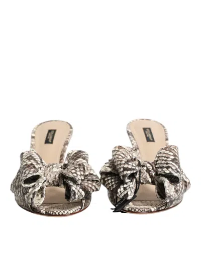 Dolce & Gabbana Keira Mule In Neutral