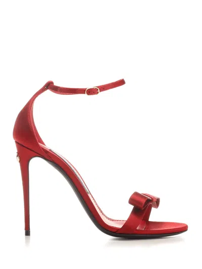 Dolce & Gabbana Keira Sandal In Red