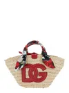 Dolce & Gabbana Natural Kendra Small Tote Bag In Multicolor