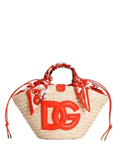 Dolce & Gabbana Kendra Shopper Bag -  - Raffia - Beige