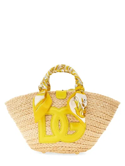 Dolce & Gabbana "kendra" Shopping Bag In Yellow