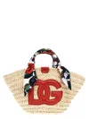 Dolce & Gabbana Natural Kendra Small Tote Bag In Multicolor