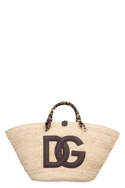 Dolce & Gabbana Kendra Tote Bag In Ecru