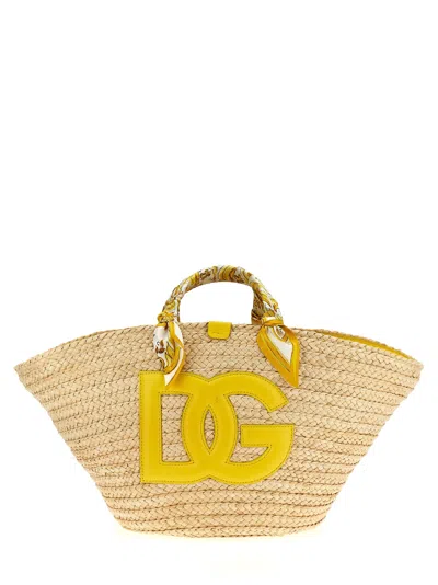 Dolce & Gabbana Kendra Tote Bag In Yellow