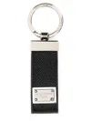 Dolce & Gabbana Calfskin Key Chain With Logo Tag