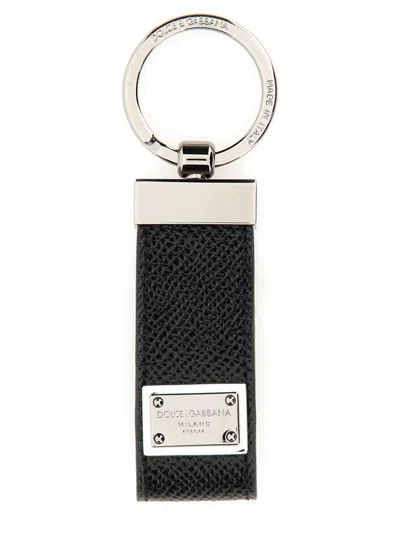 DOLCE & GABBANA DOLCE & GABBANA KEYCHAIN WITH LOGOED LABEL