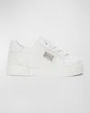Dolce & Gabbana Logo Plaque Low-top Sneakers In White