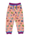Dolce & Gabbana Dolce  Gabbana Kids 80s All-over Printed Tapered Trousers In Pink