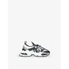 Dolce & Gabbana Blk/white Kids' Airmaster Mesh Low-top Trainers Eur 29 / 11 Uk In Blk/white