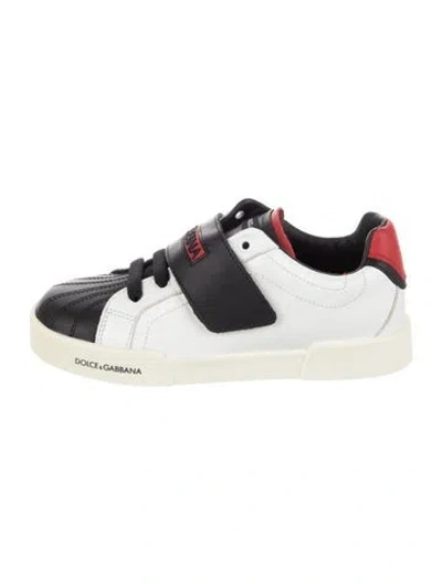 Pre-owned Dolce & Gabbana Kids Boys' Low-top Sneakers In White