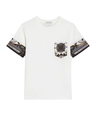 Dolce & Gabbana Short-sleeved T-shirt In White