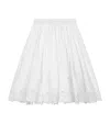 Dolce & Gabbana Broderie-anglaise Cotton Skirt In Multi