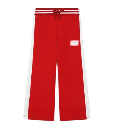 Dolce & Gabbana Kids Cotton Sweatpants (8-12 Years) In Multi