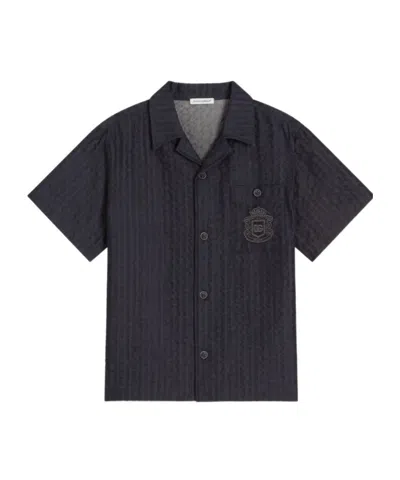 Dolce & Gabbana Dolce  Gabbana Kids Denim Shirt In Black