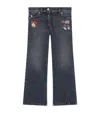 DOLCE & GABBANA EMBROIDERED FLARED JEANS (2-6 YEARS)