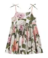 Dolce & Gabbana Hydrangea-print Poplin Dress In Multi