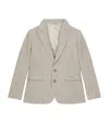 Dolce & Gabbana Linen Single-breasted Blazer In Multi