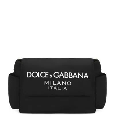 Dolce & Gabbana Kids Logo Changing Bag And Mat In Multi