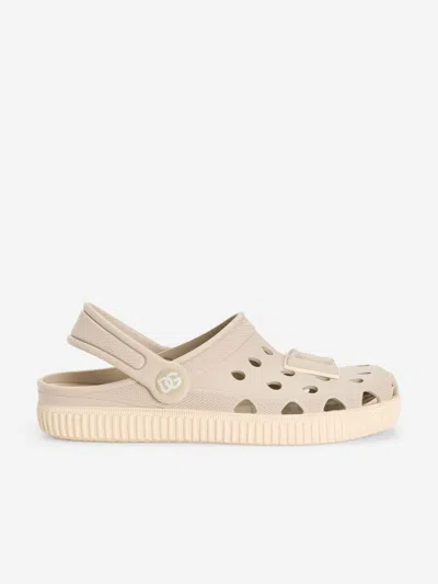 Dolce & Gabbana Kids Logo Clog Sandals In Multi