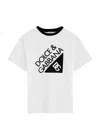 Dolce & Gabbana White Cotton T-shirt In White