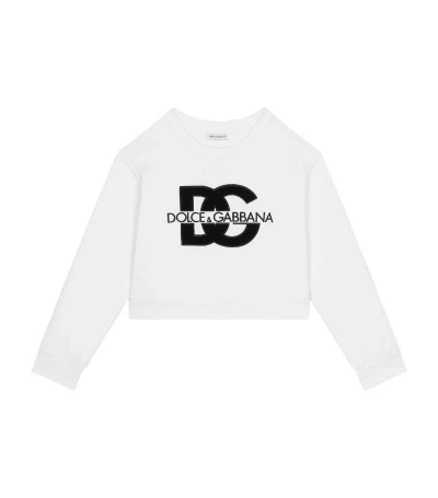 Dolce & Gabbana Kids Logo Print Sweatshirt (2-6 Years) In Multi