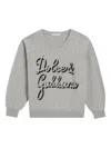 Dolce & Gabbana Kids Logo Sweater In Gray