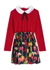 Dolce & Gabbana Kids Printed Panelled Jersey Dress (2-6 Years) In Red