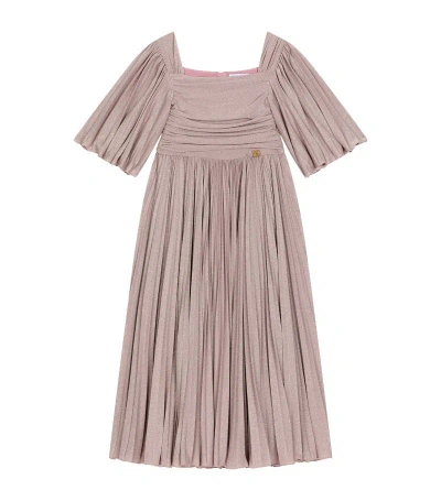 Dolce & Gabbana Kids' Sparkling Short-sleeve Dress (2-6 Years) In Multi