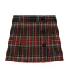 Dolce & Gabbana Tartan Pleated Mini Skirt (8-12+ Years) In Multi