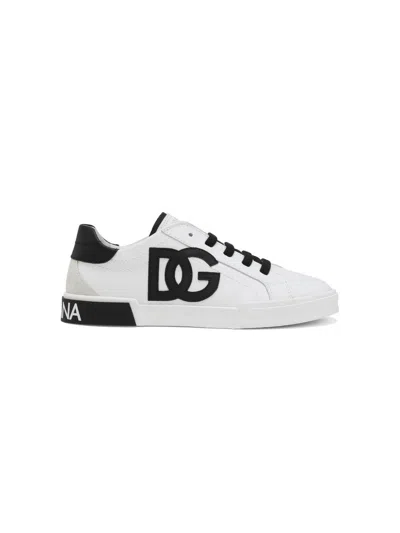 Dolce & Gabbana Kids Sneakers Portofino In White