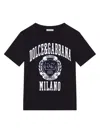 Dolce & Gabbana Boy's Collegiate-inspired T-shirt In Blue