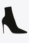 Dolce & Gabbana Sock-boots Mit Spitzer Kappe In Black