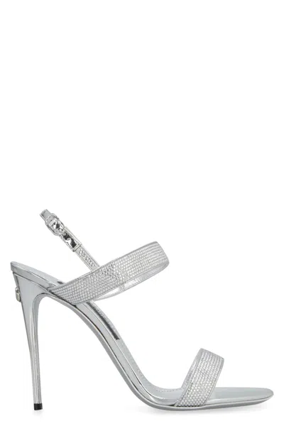 Dolce & Gabbana Sandals In Silver
