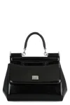 Dolce & Gabbana Kim Dolce&gabbana - Sicily Leather Mini Handbag In Black