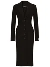 Dolce & Gabbana Einreihiger Trenchcoat In Black
