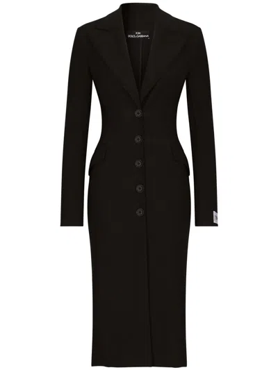 Dolce & Gabbana Einreihiger Trenchcoat In Black