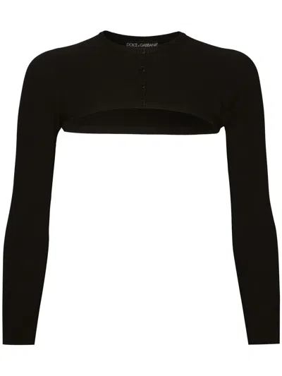 Dolce & Gabbana Viscose Kim Dolce E Gabbana Shrug In Black