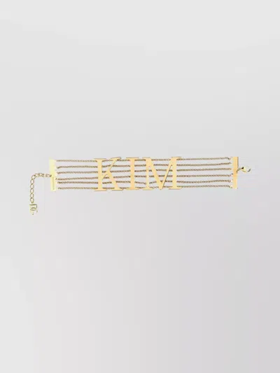 Dolce & Gabbana Kim Dolce&gabbana Kim Adjustable Choker Necklace In Cream
