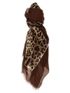 Dolce & Gabbana Kim Dolce&gabbana Scarf In Brown