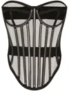 DOLCE & GABBANA KIM DOLCE&GABBANA TULLE CORSET TOP