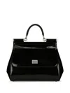 Dolce & Gabbana Kim  Sicily Medium Tote Bag In Black