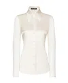 Dolce & Gabbana Kim Dolcegabbana Long-sleeved Shirt In White