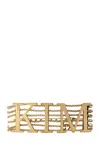 Dolce & Gabbana Gold Metal Chocker In Grey