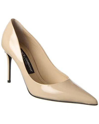 DOLCE & GABBANA DOLCE & GABBANA KIM LEATHER PUMP