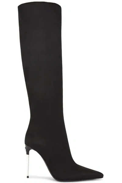 Dolce & Gabbana Knee High Boot In Nero